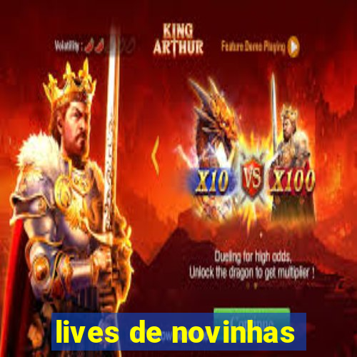 lives de novinhas